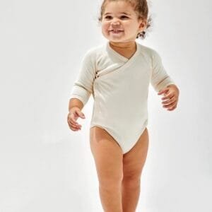 Baby Langarm-Kimono-Body