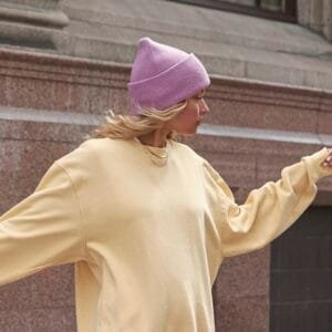 Klassische Beanie mit tiefem Bündchen