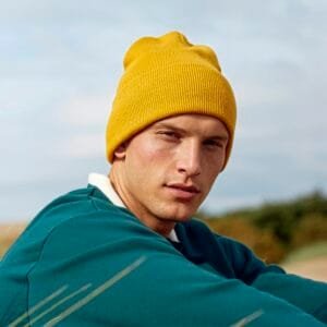 Beanie mit tiefem Bündchen