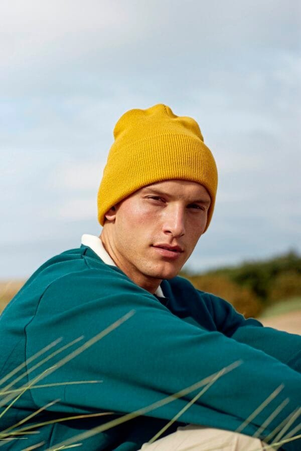 Beanie mit tiefem Bündchen